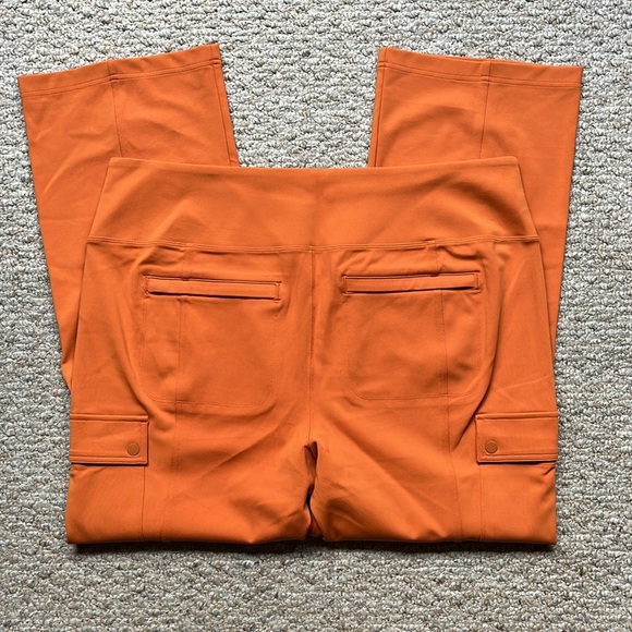 ✨ ATHLETA ✨ Orange DELANCEY Straight Cargo Pant Size 2X - Picture 9 of 16